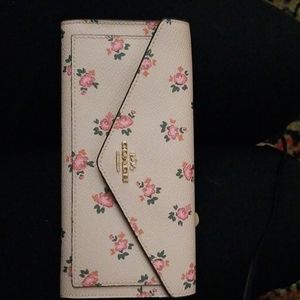 Coach  Floral Print Wallet